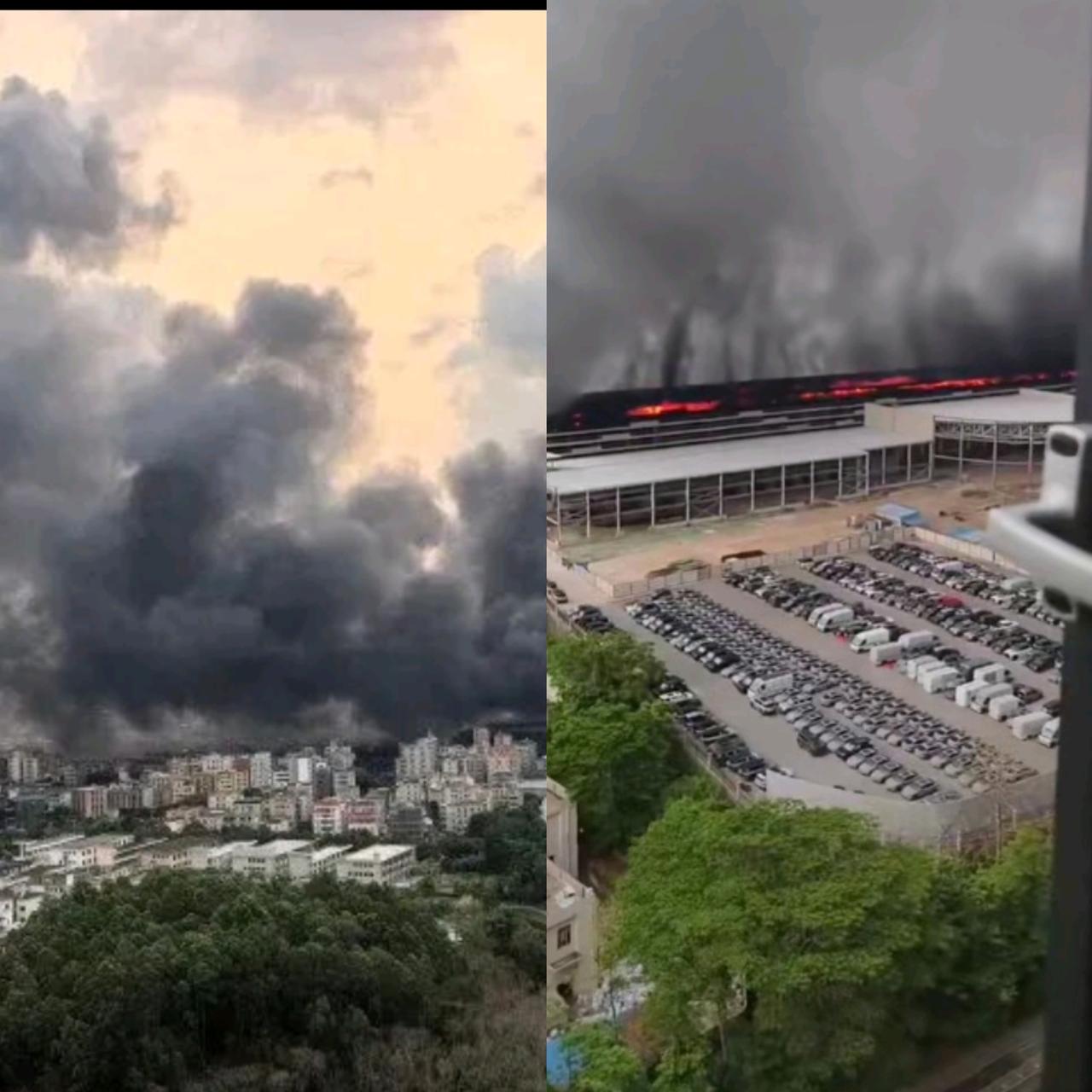 4月14号，深圳比亚迪总部发生火灾。
 
初步调查显示，火灾源于试验车报废区，系