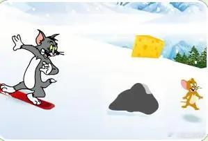 滑上猫生第一次雪了  谁能拒绝一只认真滑雪的小猫呀～小小的身影穿梭在雪地里，软萌