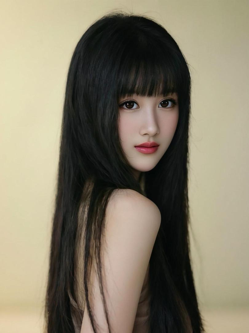 日系长发照