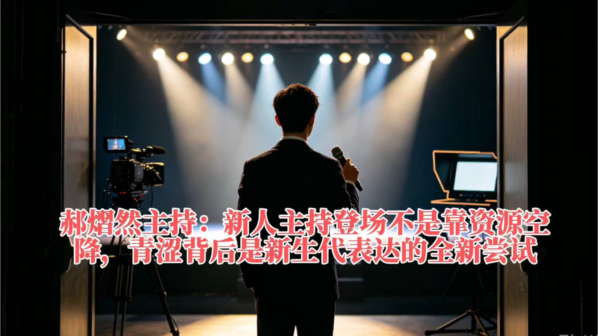 郝熠然主持：新人主持登场不是靠资源空降，青涩背后是新生代表达的全新尝试