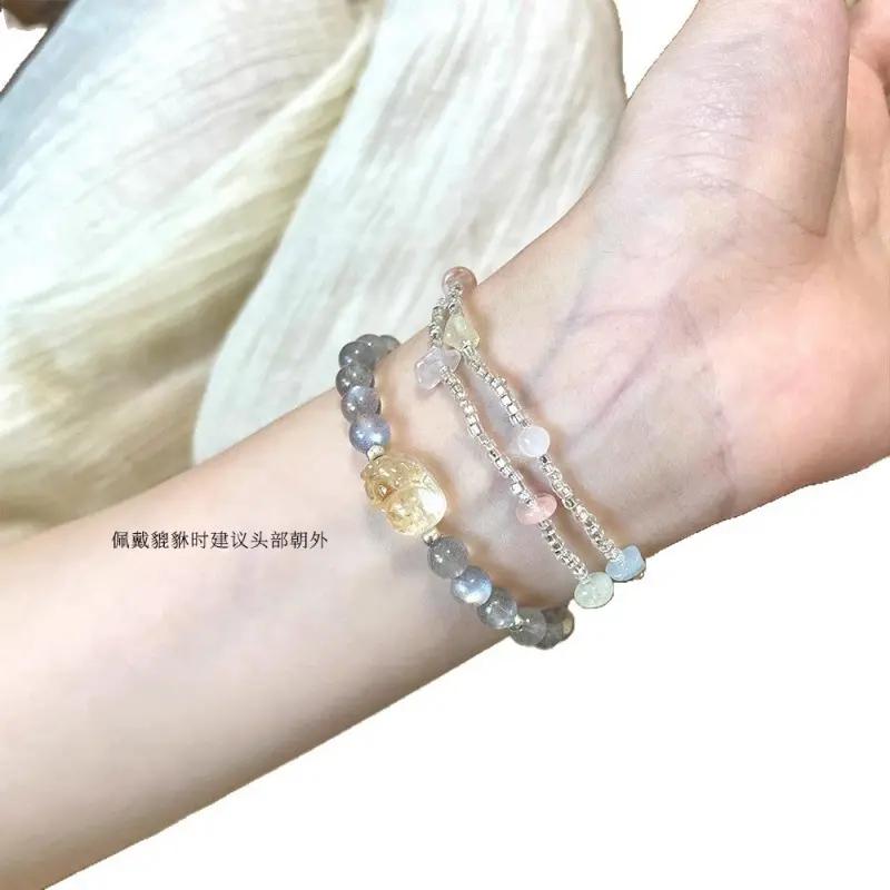 我终于找到适合日常的轻奢手链啦 我平时就喜欢戴手链，最近一眼就看中了这款轻奢风的