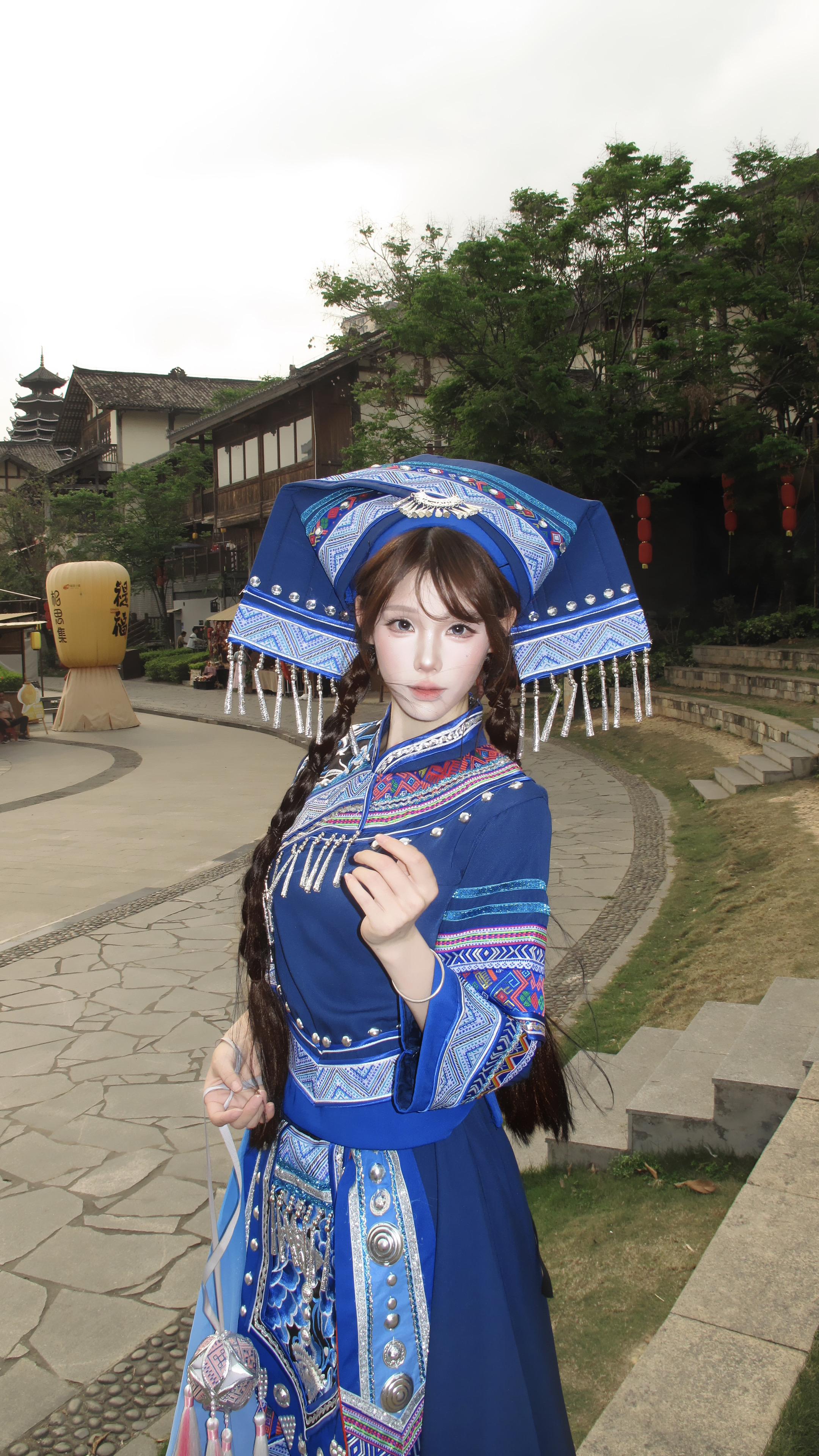 如果广西有颜色 那一定是壮锦蓝