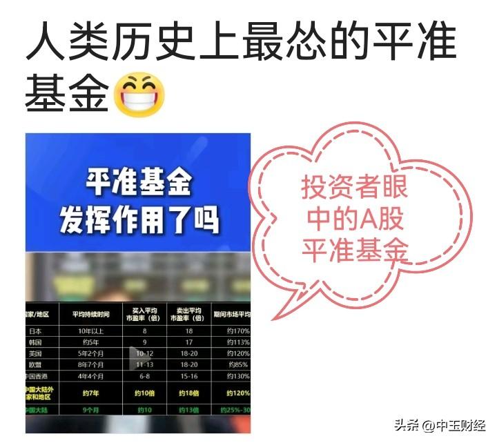 有一位投资者，对平准基金发出了这样的观点，大家怎么看？