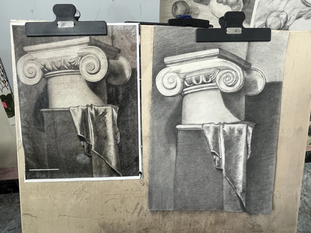 我感觉我的素描班小朋友画的最好 不服上图