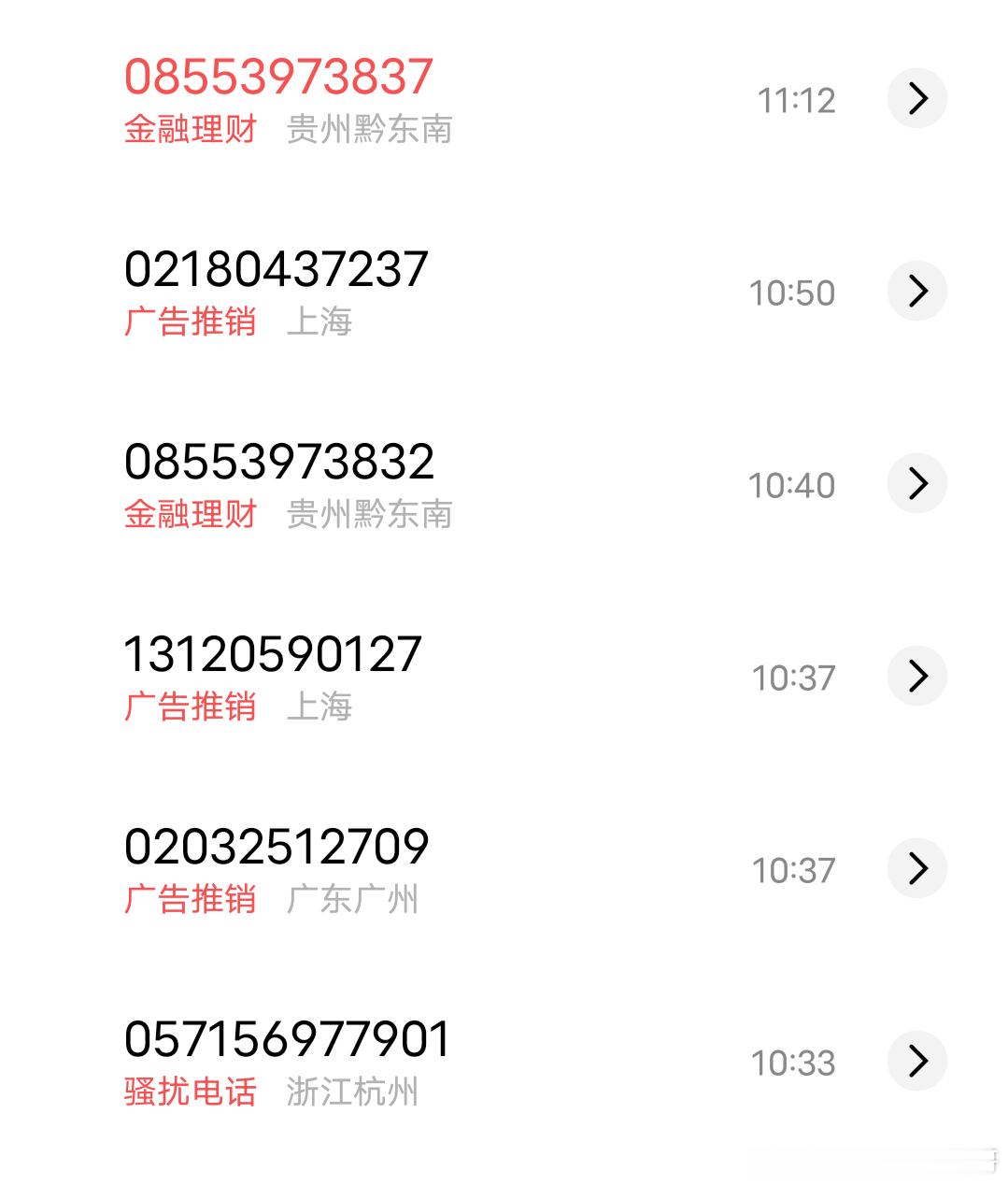 一上午6个骚扰电话，这该哪个部门管？