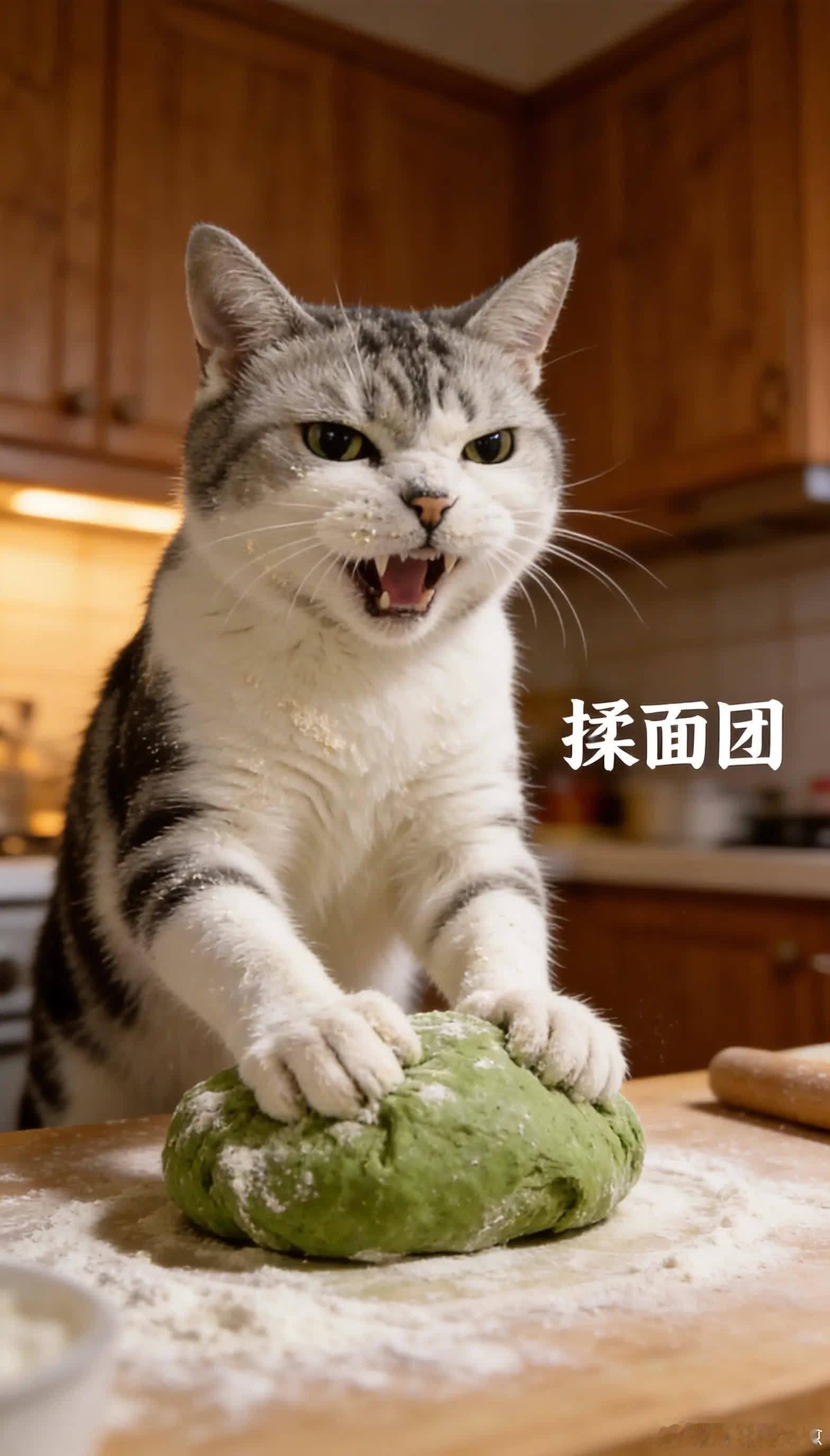 春天来咯！桑葚请你吃青团～萌宠宠物
