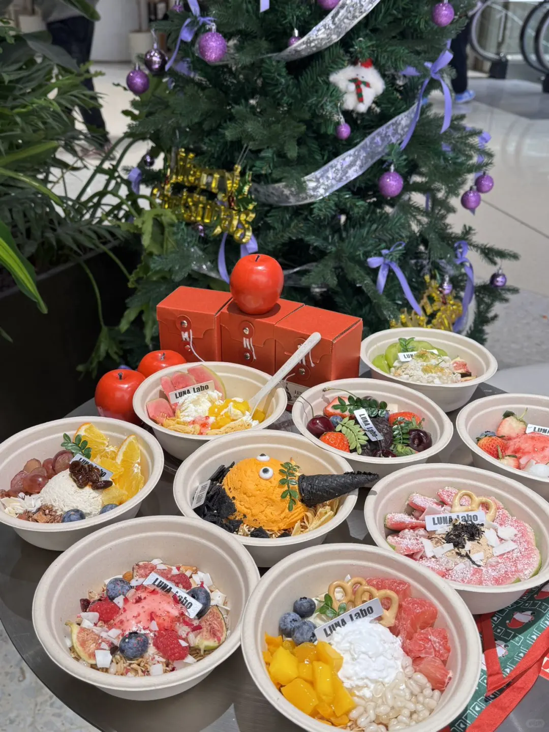 圣诞限定的酸奶碗美味不止一点点！