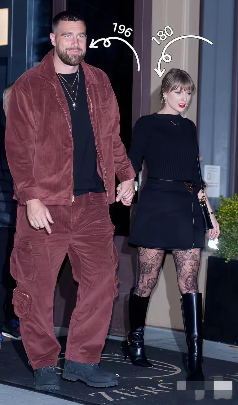 180霉霉在196未婚夫身旁竟如此小鸟依人！ 