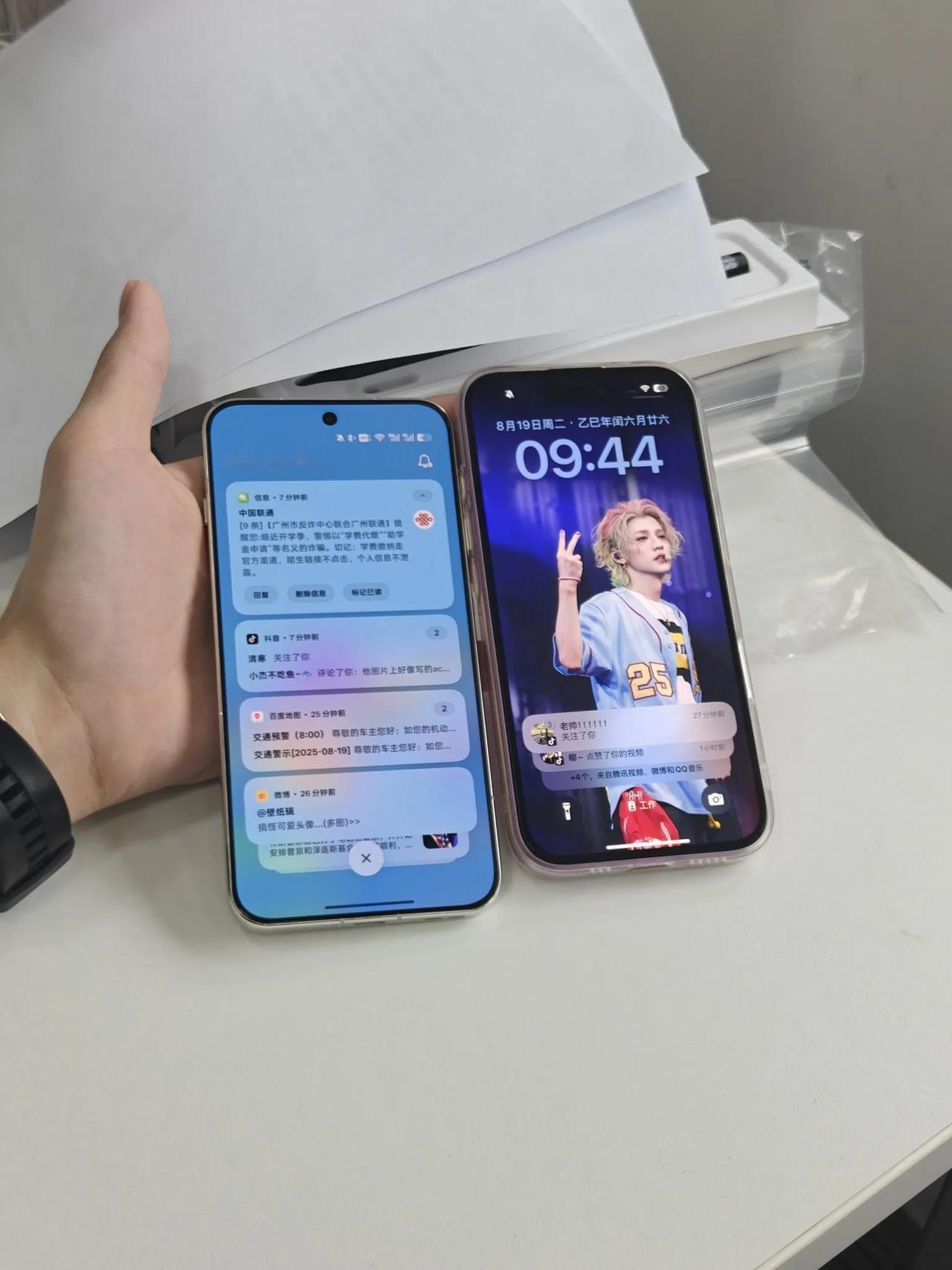OPPO的堆叠通知有没苹果好用吗...
苹果的通知可以堆叠在下面，也能选择展开至