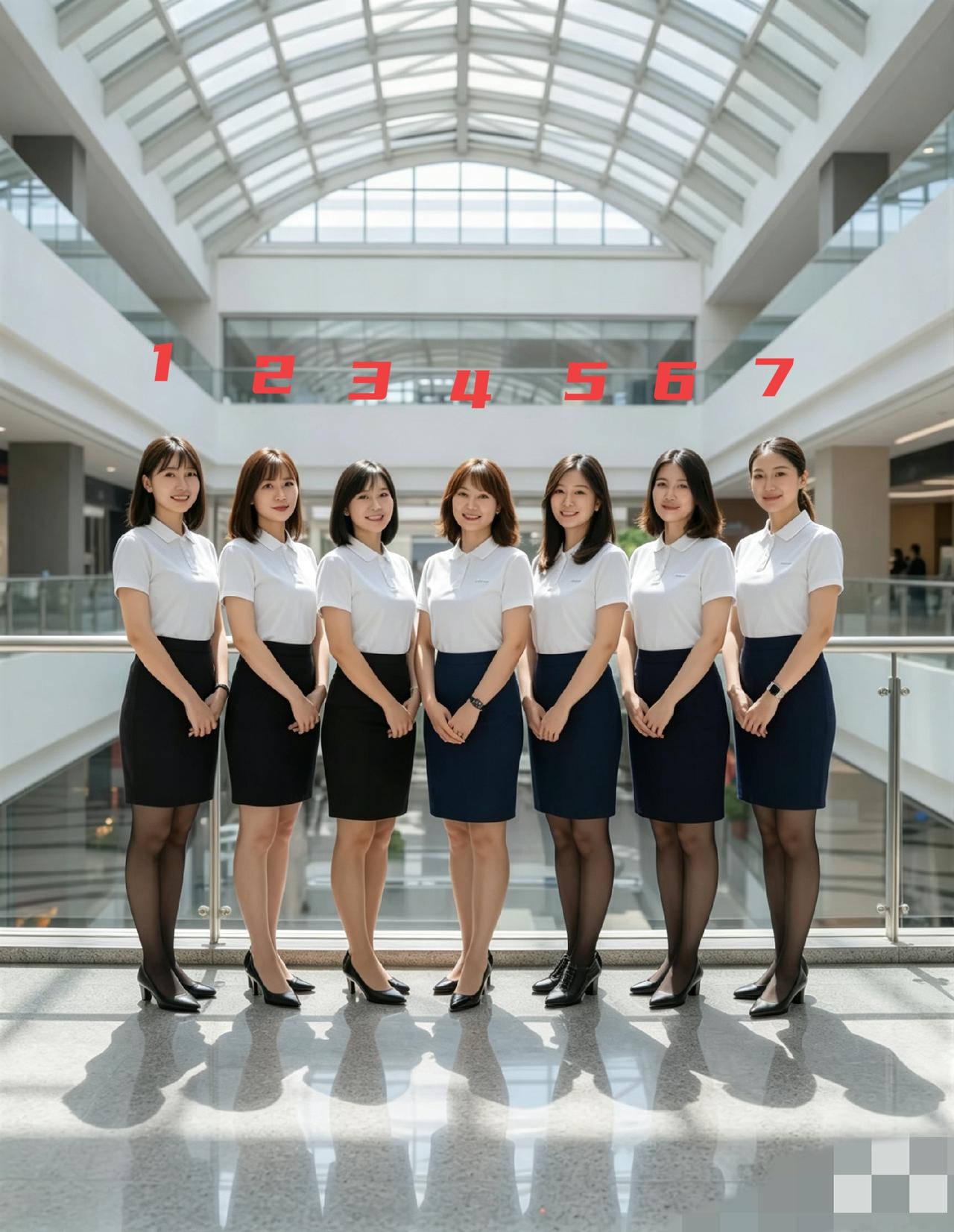 考眼力！7个美女当中，藏着一个男人，你能看出谁是男扮女装吗？