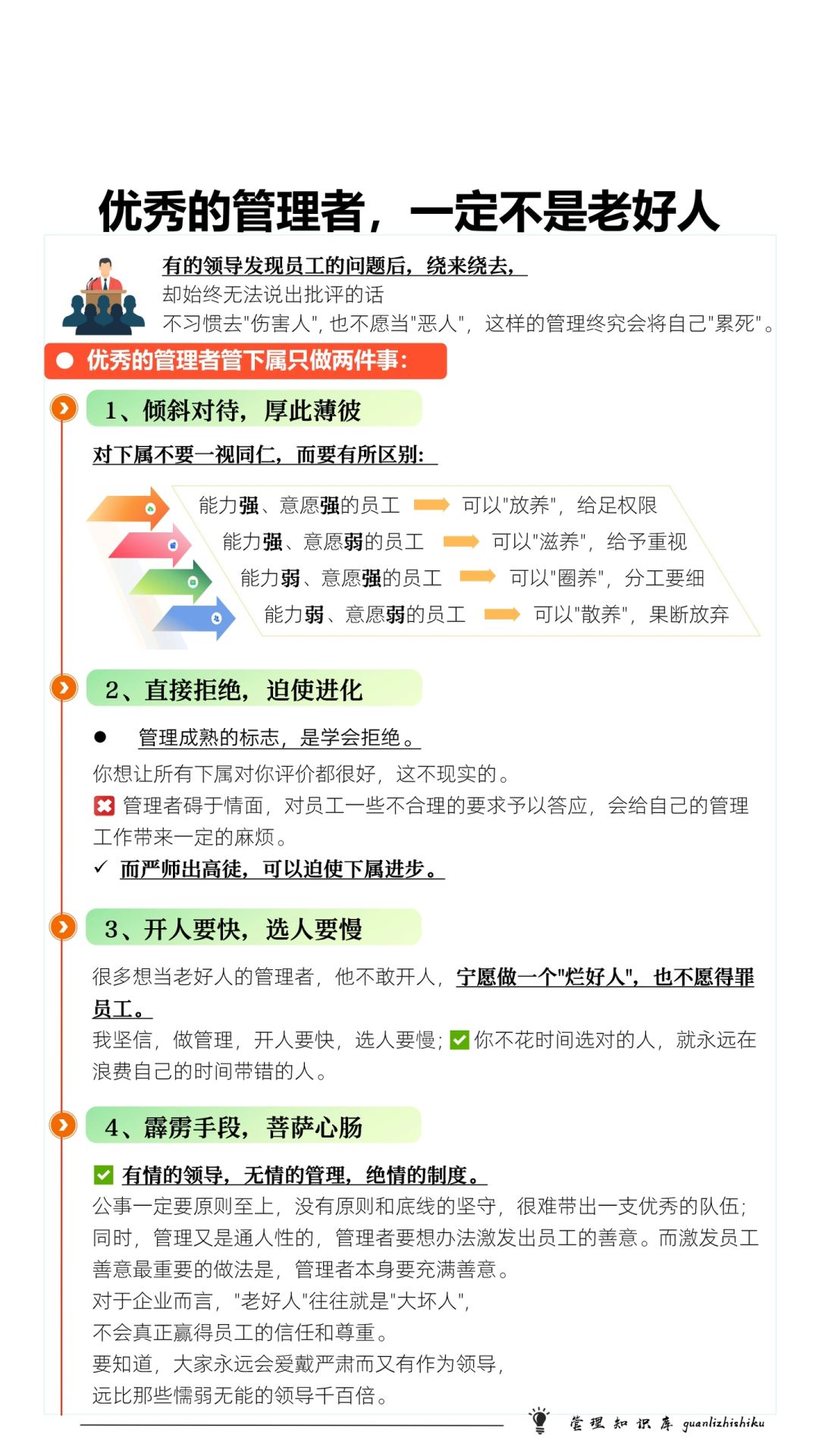 ✅优秀的管理者一定不是老好人