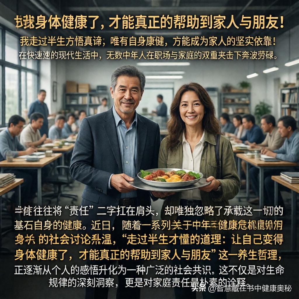 在快节奏的现代生活中，无数中年人在职场与家庭的双重夹击下奔波劳碌。他们往往将“责
