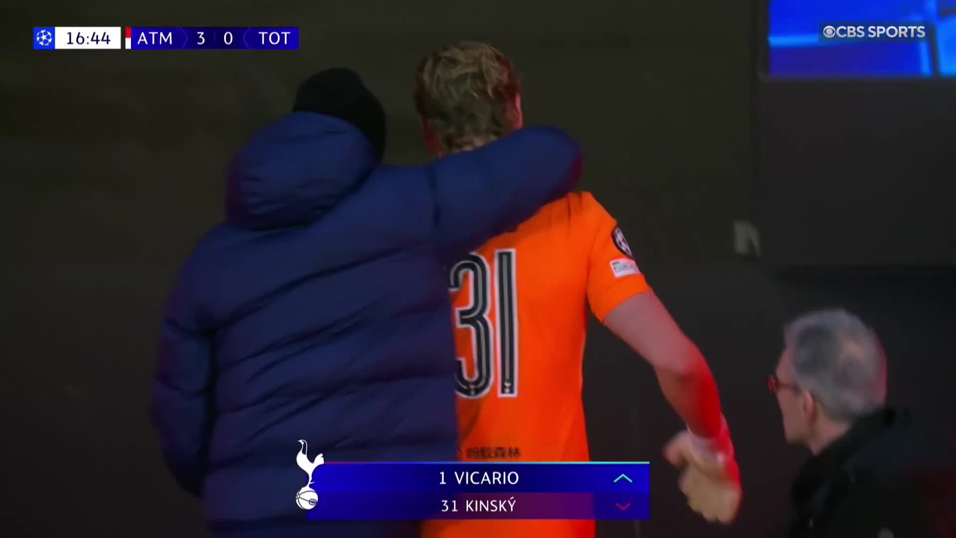 军心涣散的热刺提前“放弃”欧冠，图多尔安排22岁的捷克门将金斯基首发，结果连续超