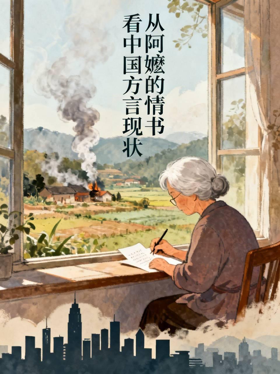 从阿嬷的情书看中国方言现状

发现方言现状真是惨不忍睹！！。
在一些偏远乡村，方