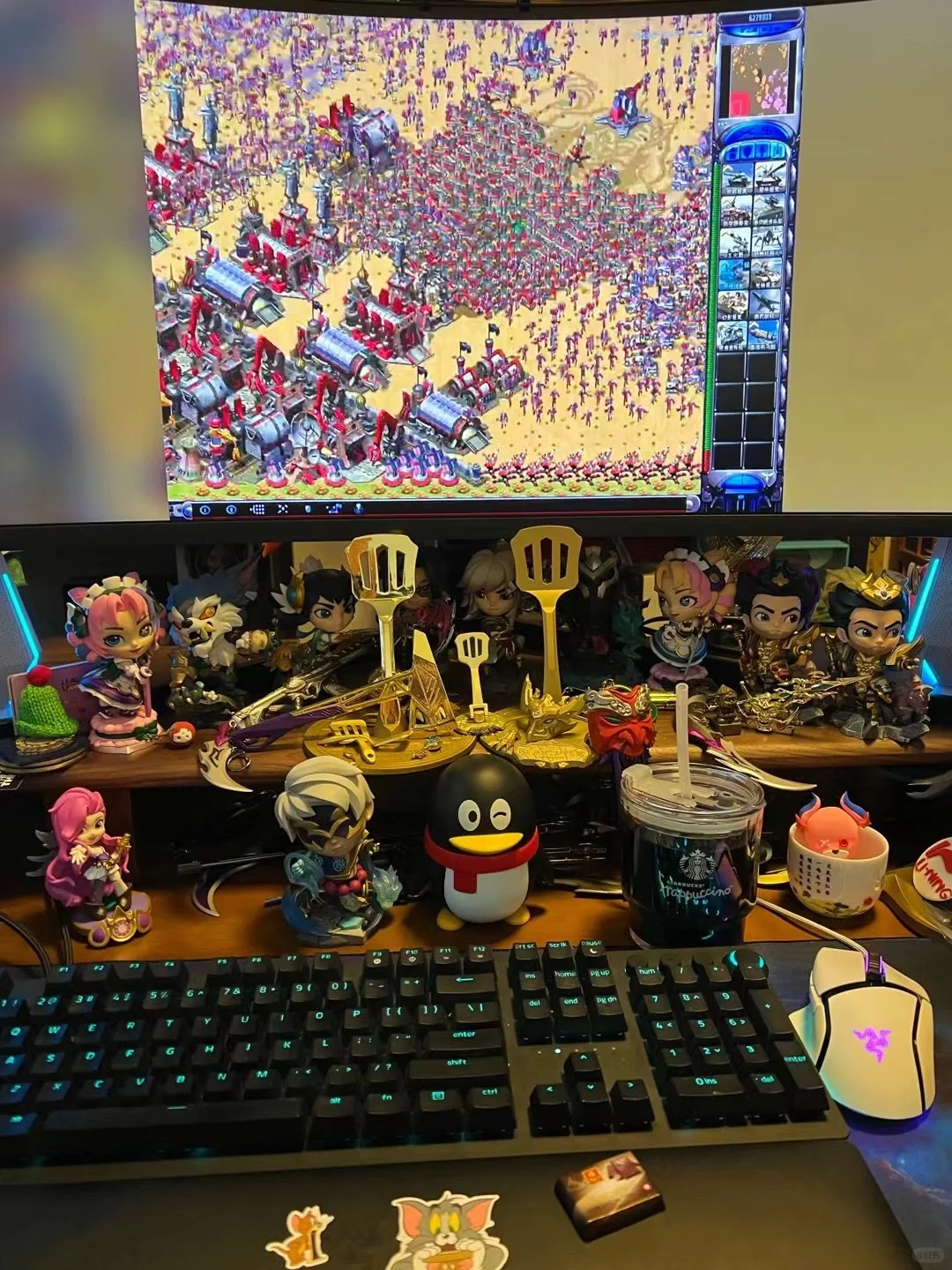 感觉看红警直播比自己玩还爽啊！