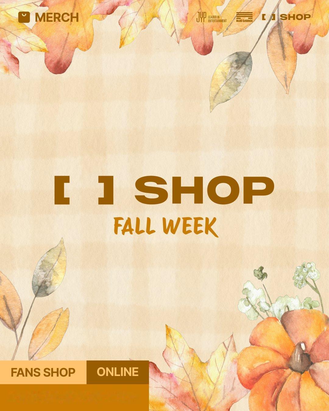 2PM 260918the_FANSSHOP：[📢公告]与秋天一同到来的特别购