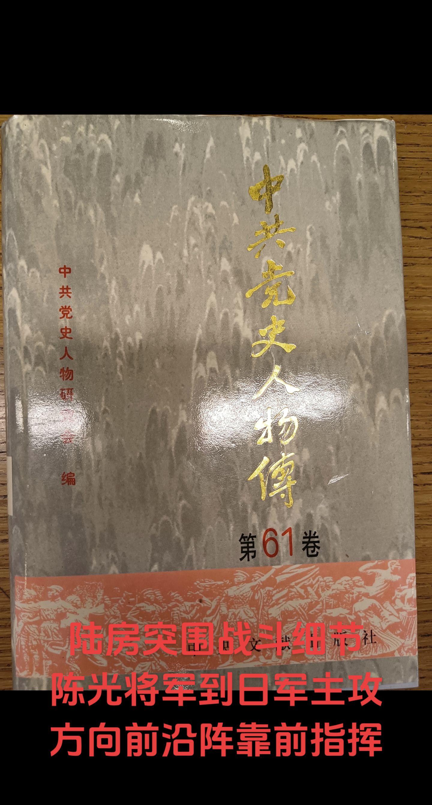 陈光将军 陆房突围胜利战斗最激烈时候到日军主攻方向肥猪山阵地 2营阵地...