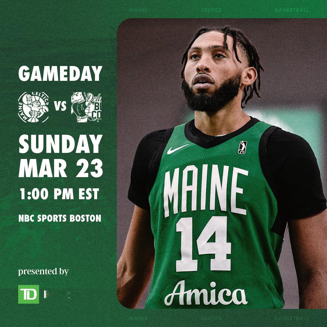 缅因州凯尔特人 GAME DAY ! LET‘S GO CELTICS ☘️ ?