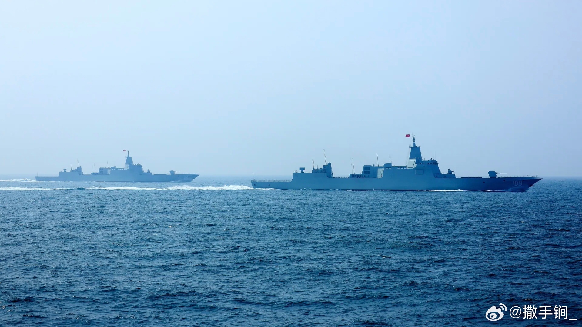 110安庆舰，这一波宣传的广度和深度都是首见