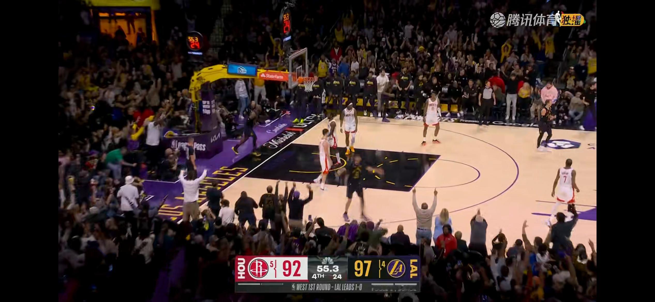 詹姆斯这个暴扣，太牛逼了… 