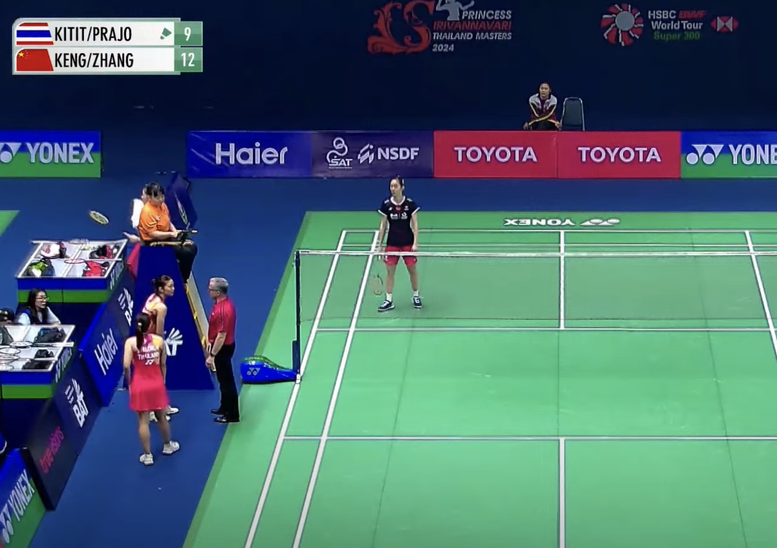 宗功攀/拉温达🇹🇭退赛，坑姝良/张驰🇨🇳晋级16强！下轮：坑张🇨🇳 