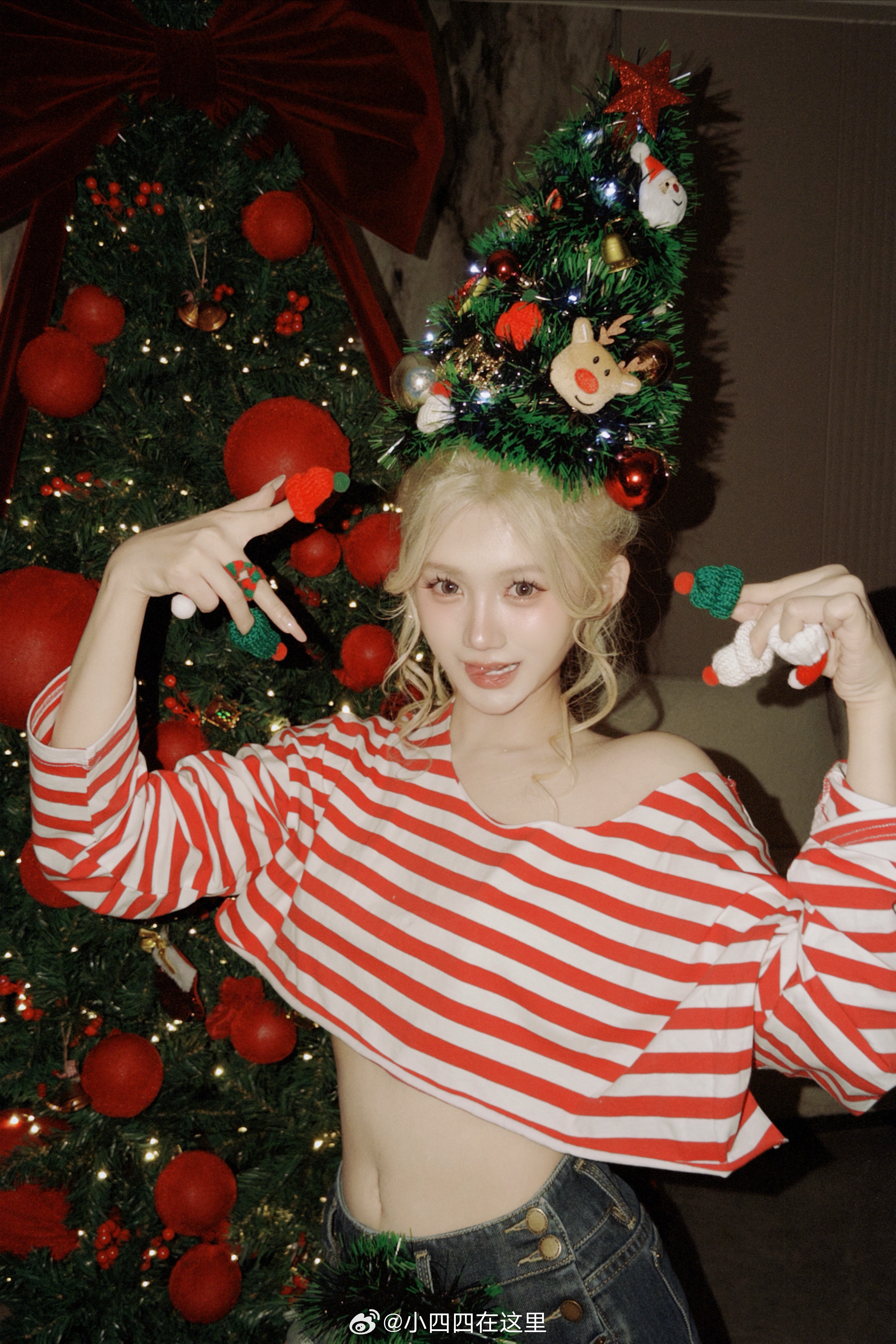 𐃆·̩͙₊˚⊹发明这个圣诞树的人真是个天才 