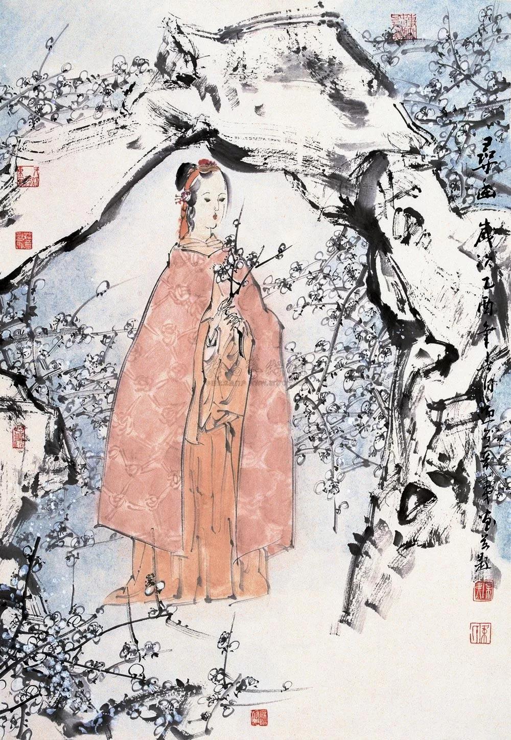 上联：[玫瑰]请君出上联
下联：揽梅入怀恋冷花

网络图片/诚谢侵删