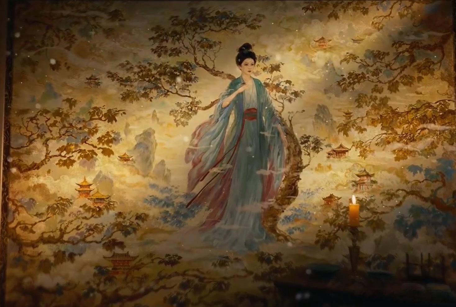 莫离这幅画还蛮好看的 