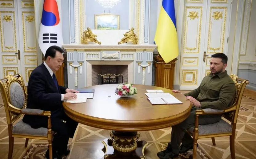 尹锡悦访问乌克兰，继日本之后亚洲国家韩国也突访了乌克兰，并且宣布向乌克兰提供50