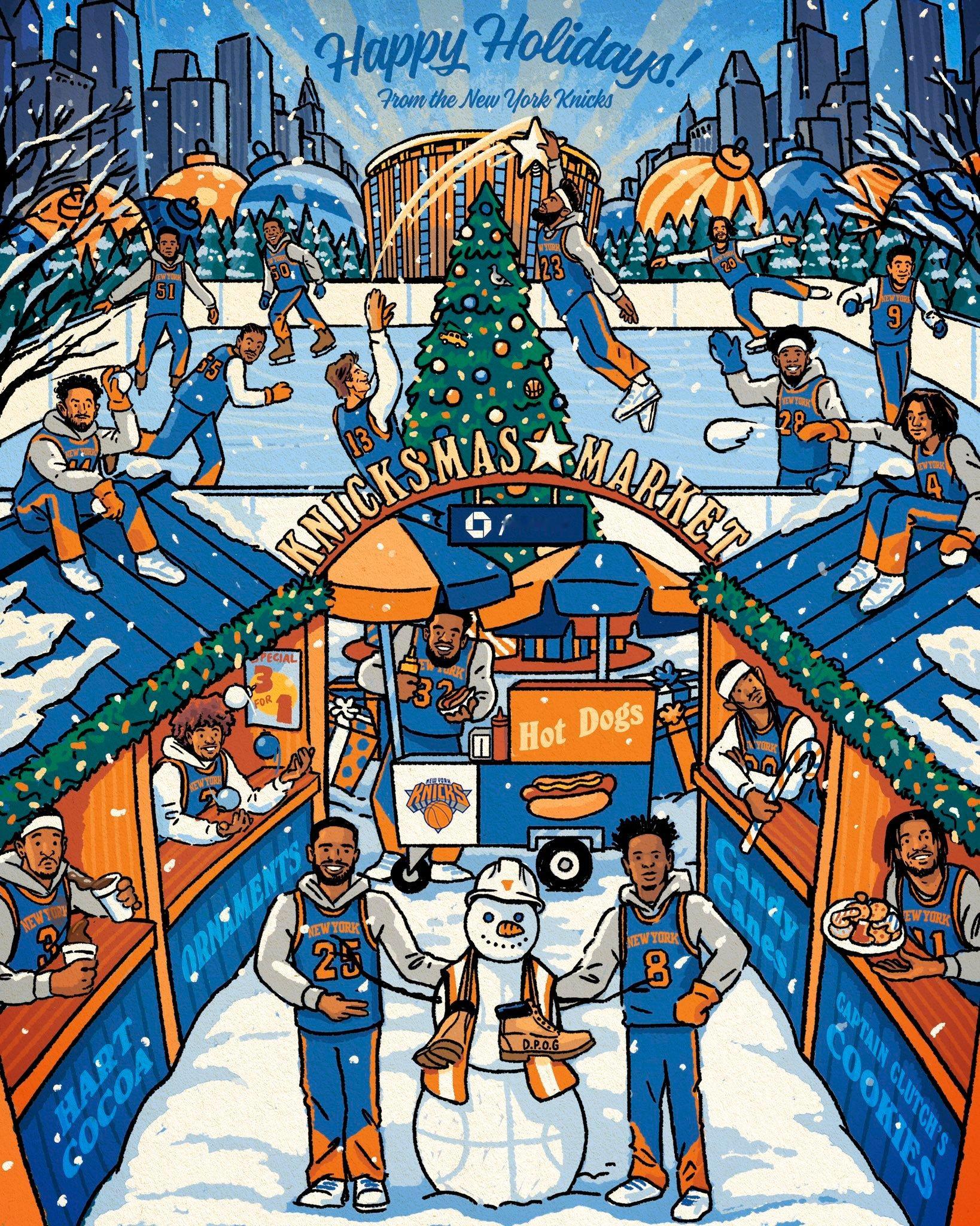 尼克斯的这个也好看圣诞节圣诞大战