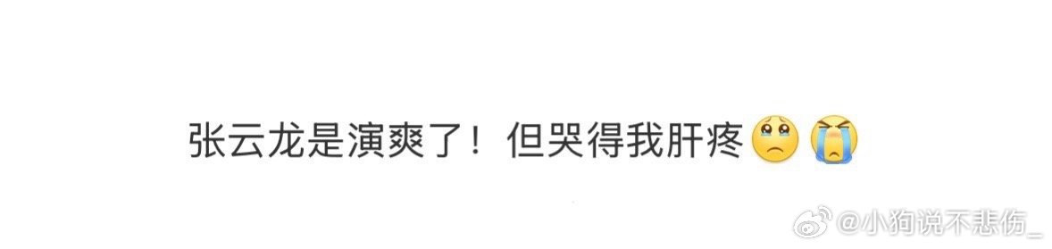 张云龙是演爽了但哭得我肝疼张云龙这段舞剑也太虐了吧😭曾经的团宠老大现在只剩一堆