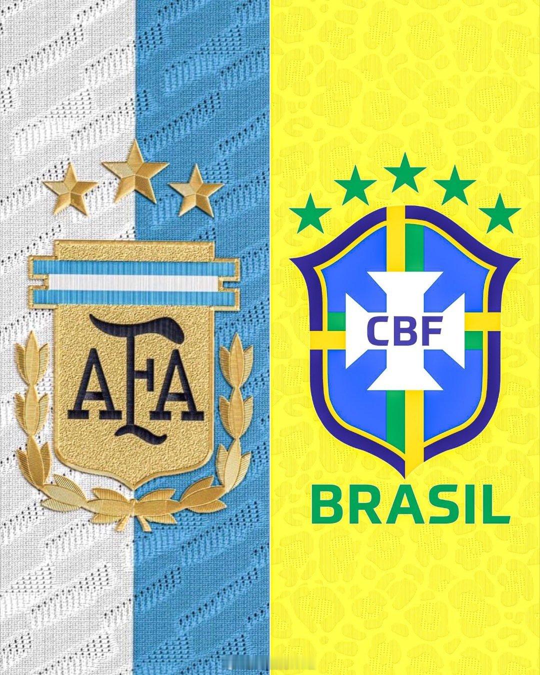 🇧🇷 阿根廷在过去7场对阵巴西的决赛中赢了 5 场：✅ 河床 vs 巴拉那竞