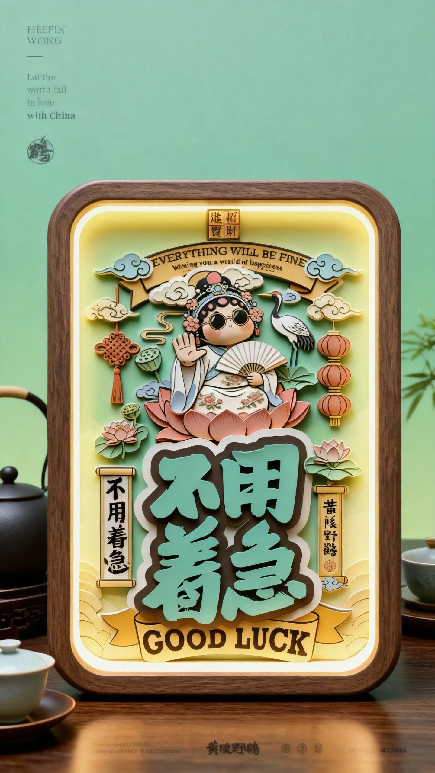 壁纸这些若出产品，阁下可愿意入心呀价格多少可接受文创好运昆曲