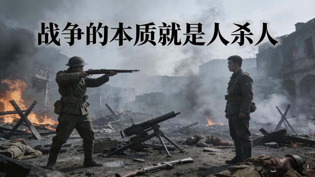 是的，战争的本质就是人杀人。
 
它从来不是书本上冰冷的战略博弈，也不是被浪漫化