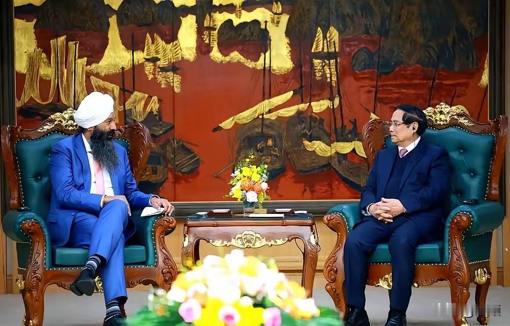 加拿大国际发展国务秘书与越南总理范明政的会晤，双方仪态的鲜明反差引关注。
公开画