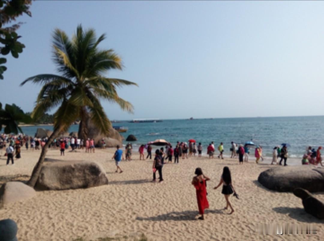 海风轻拂，沙滩漫步，阳光洒满心间，夏日的旅游海边景色最适应。