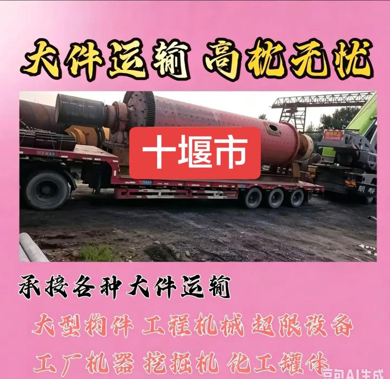 十堰市大件运输车队。大件运输 十堰市大件运输大型设备运输