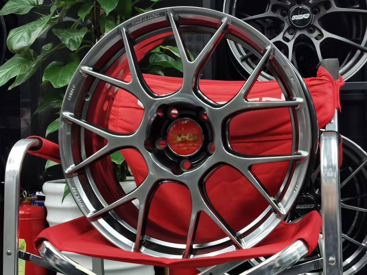 全新 日本 进口BBS REV7 DB颜色数据：18寸 8.5J ET42 5×