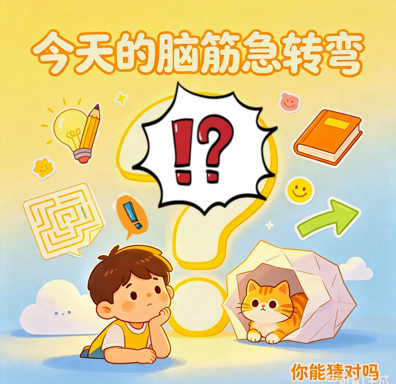 很多人都说脑筋急转弯没什么意义，纯属文字游戏，没事刷两道完全是浪费时间！可也有人