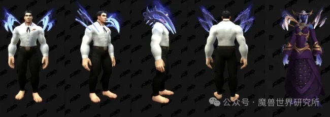 魔兽世界[超话]  在数据挖掘中发现了两款全新的夜之子风格护肩，预计将会在11.