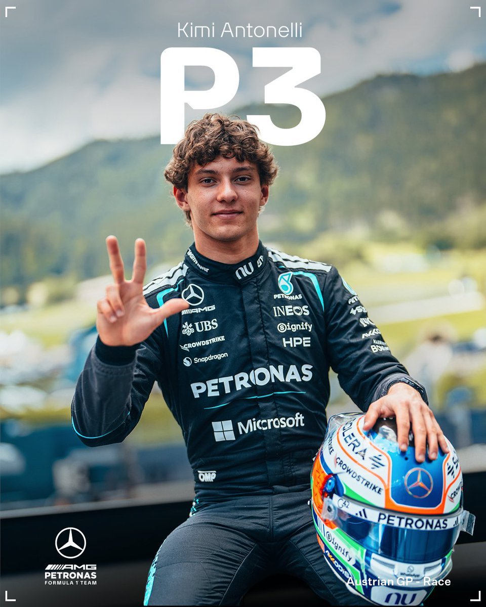 2026赛季F1奥地利🇦🇹大奖赛 正赛结束🔚梅赛德斯车队车手拉塞尔夺得冠军