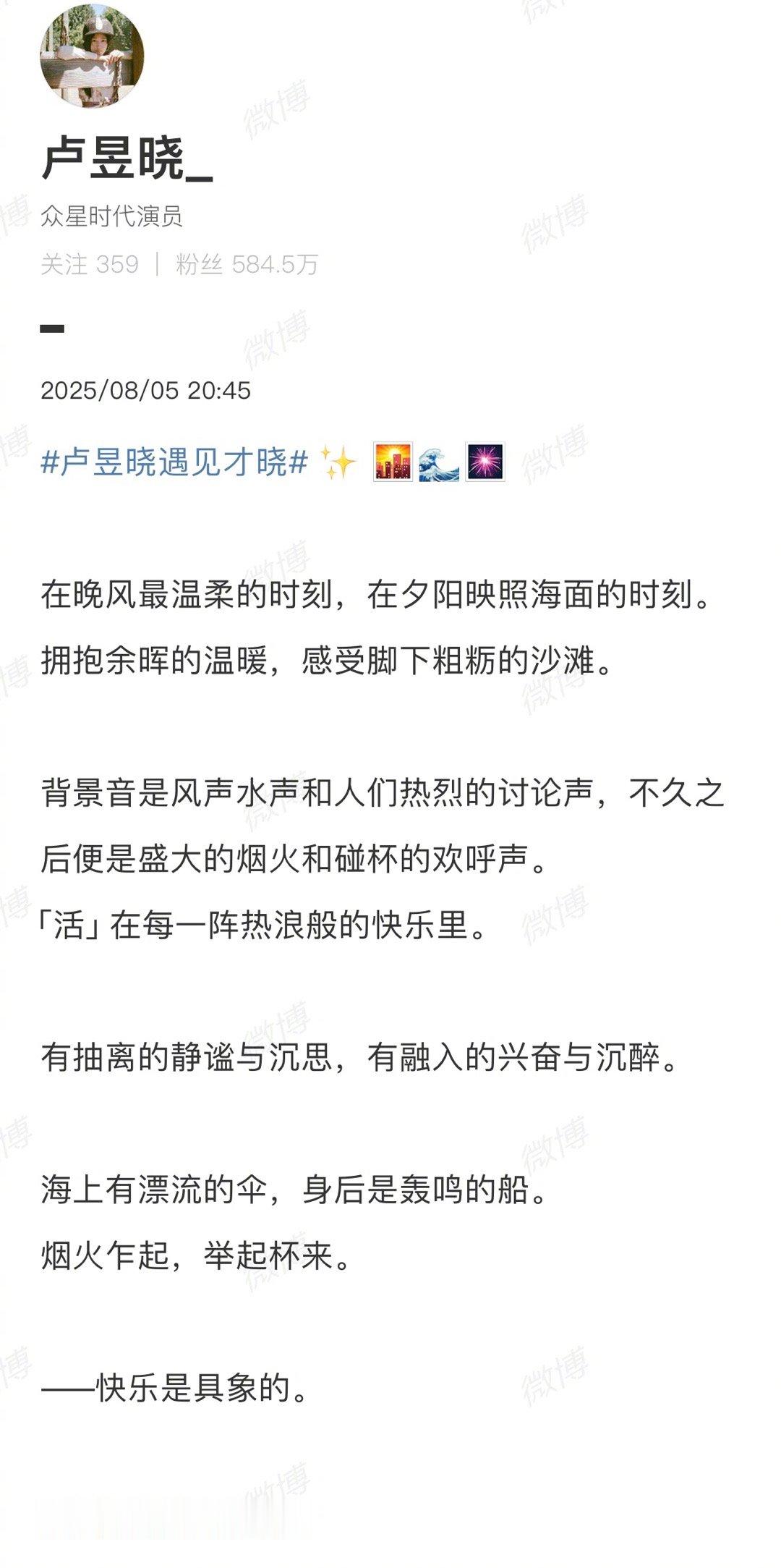 卢昱晓的文字对快乐具象化镜头下的马来西亚海边，快乐是看得见的阳光、听得见的海浪！