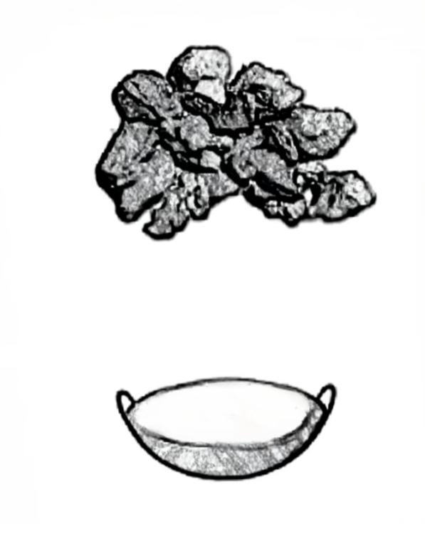 〔看图猜地名〕
图中有几个煤块；
还有一口大钢锅；
谐音猜字真有乐；l
猜个外国