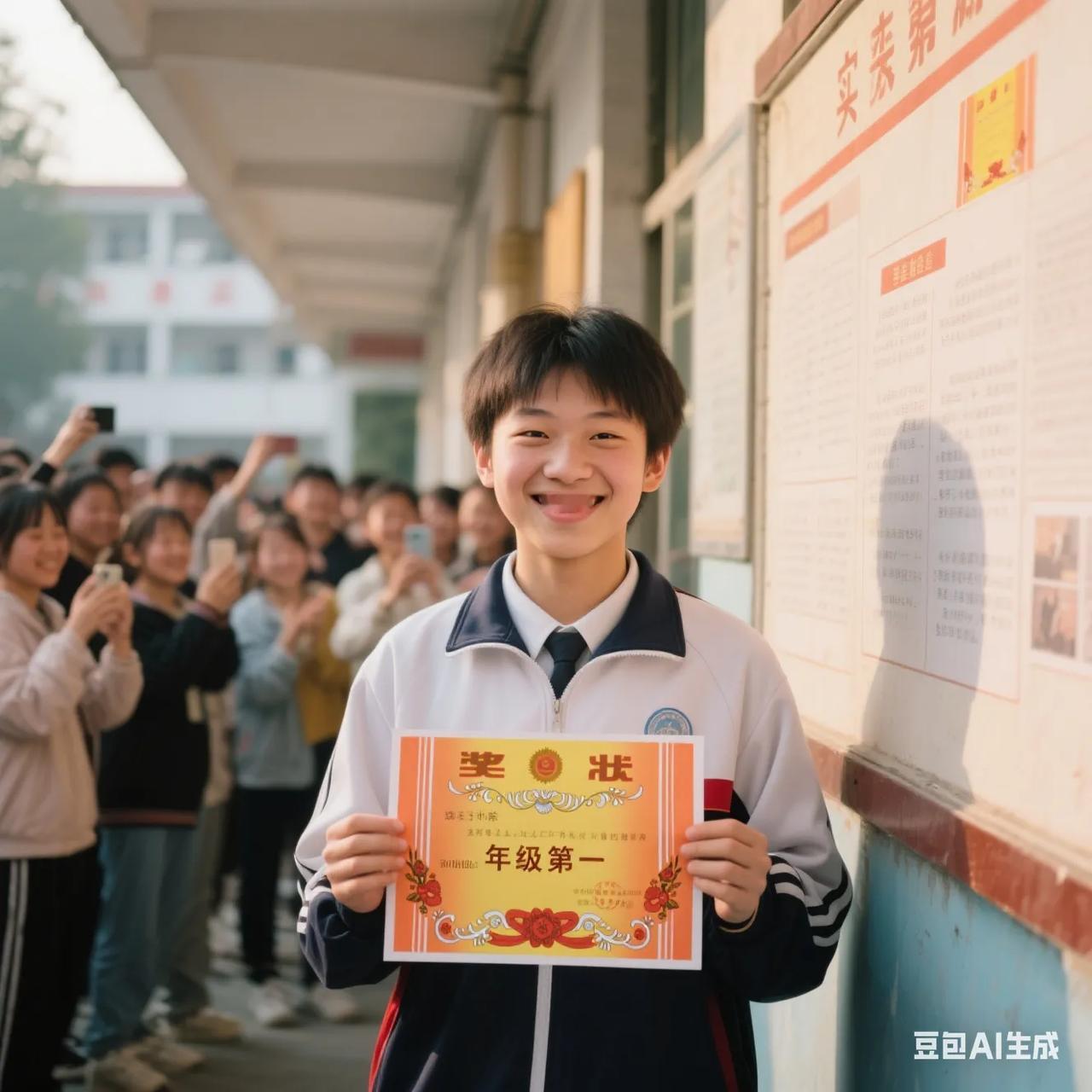 不想考第一
 我班有个男孩，从读初一起，考试基本都是稳拿年级第一，但他的母亲却不