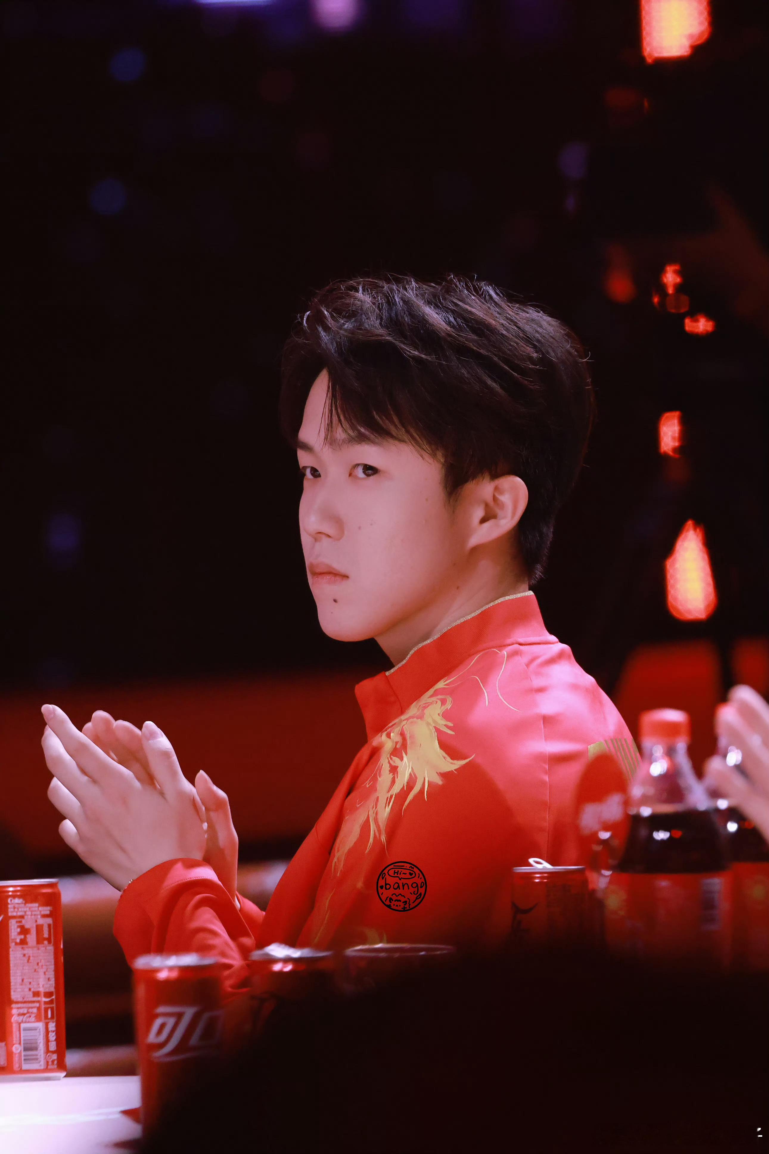 王楚钦可口可乐活动现场 帅哥你好👋 