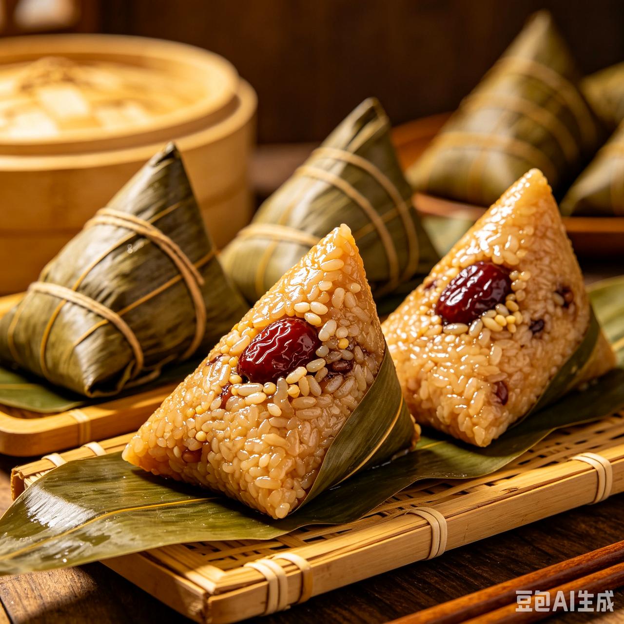 北方人偏爱甜粽，软糯的糯米裹着蜜枣、豆沙，清甜绵密，这是咱北方人刻在骨子里的童年