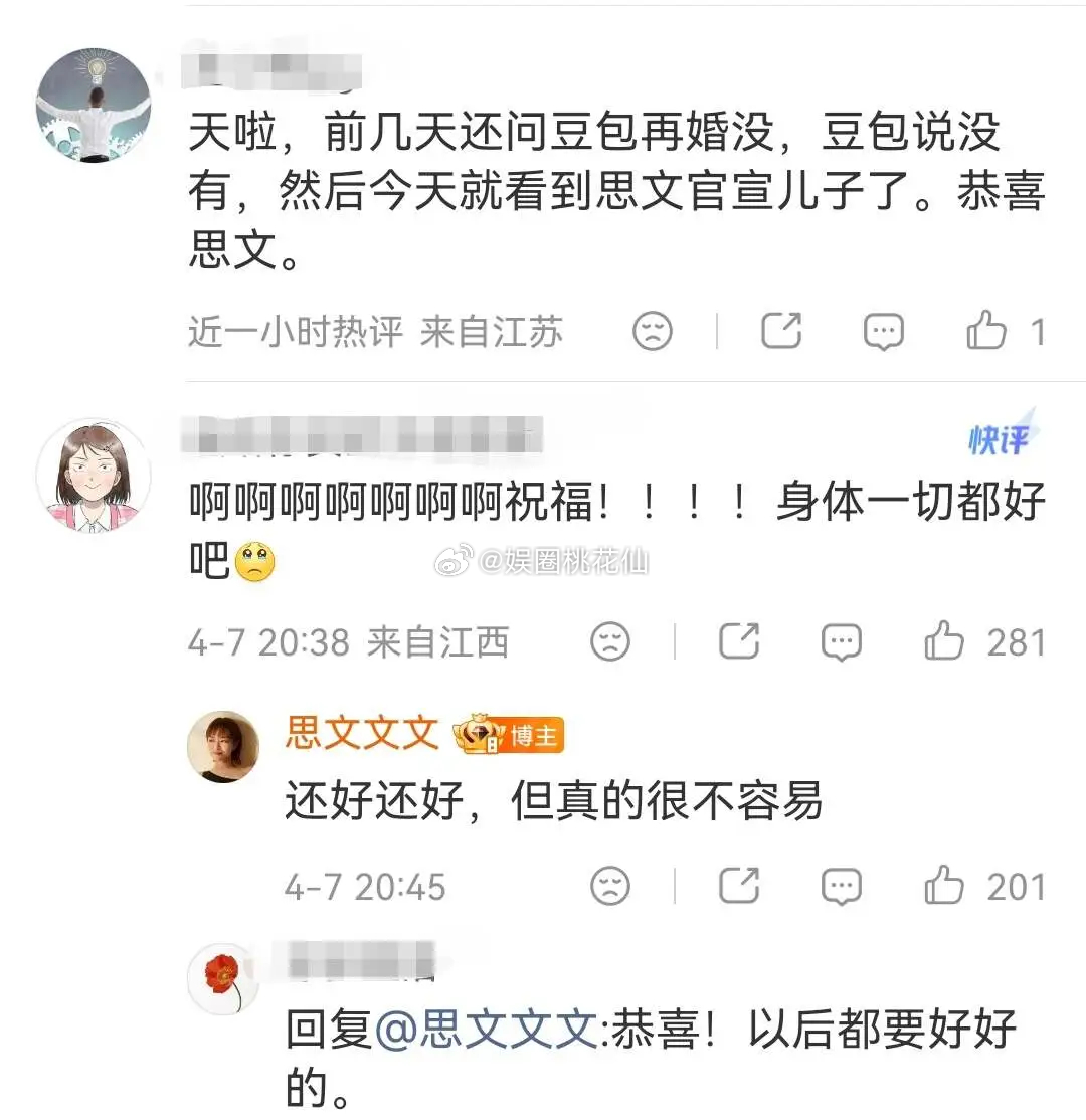 40岁思文宣布再婚生子，靠把夫妻过成兄弟成名，二婚老公是普通人 