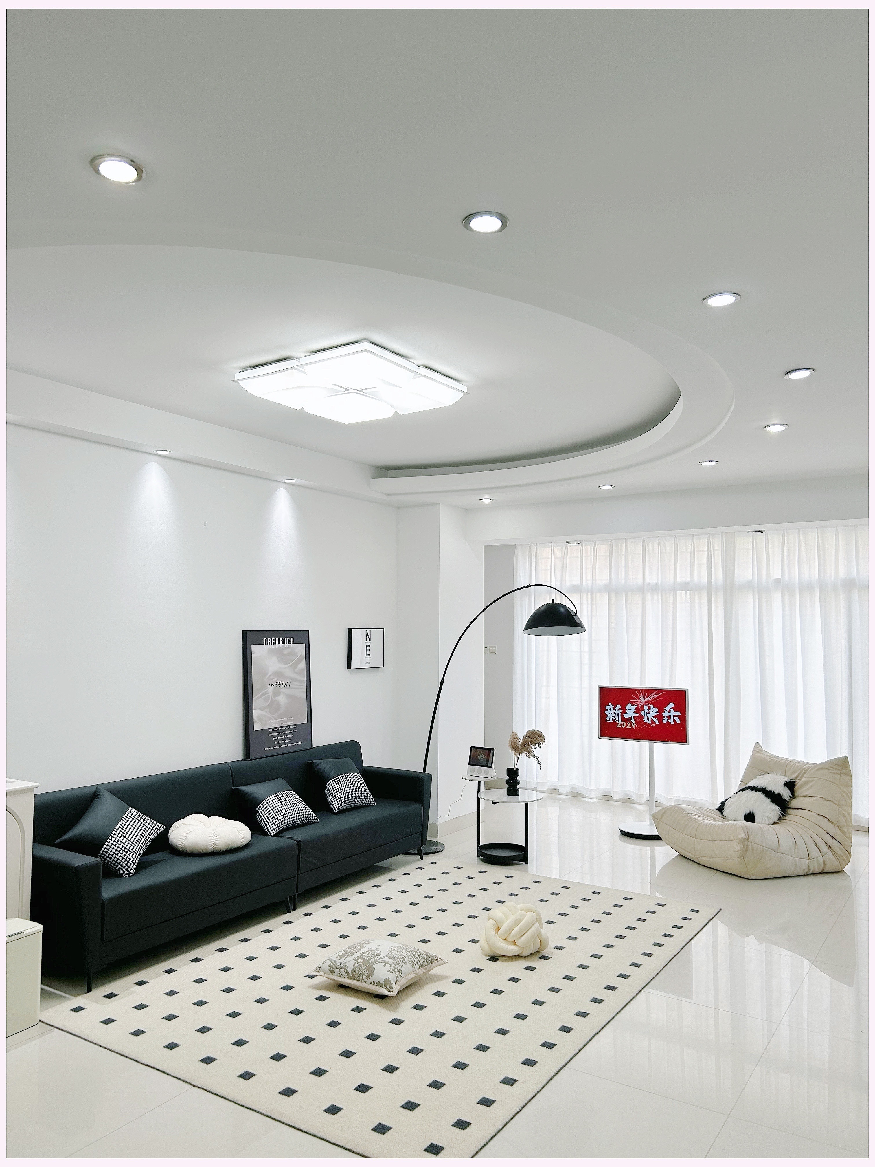 我家客厅焕然一新🍃这个家终于成了我理想中的样子，简约又干净。 #家居好物##美