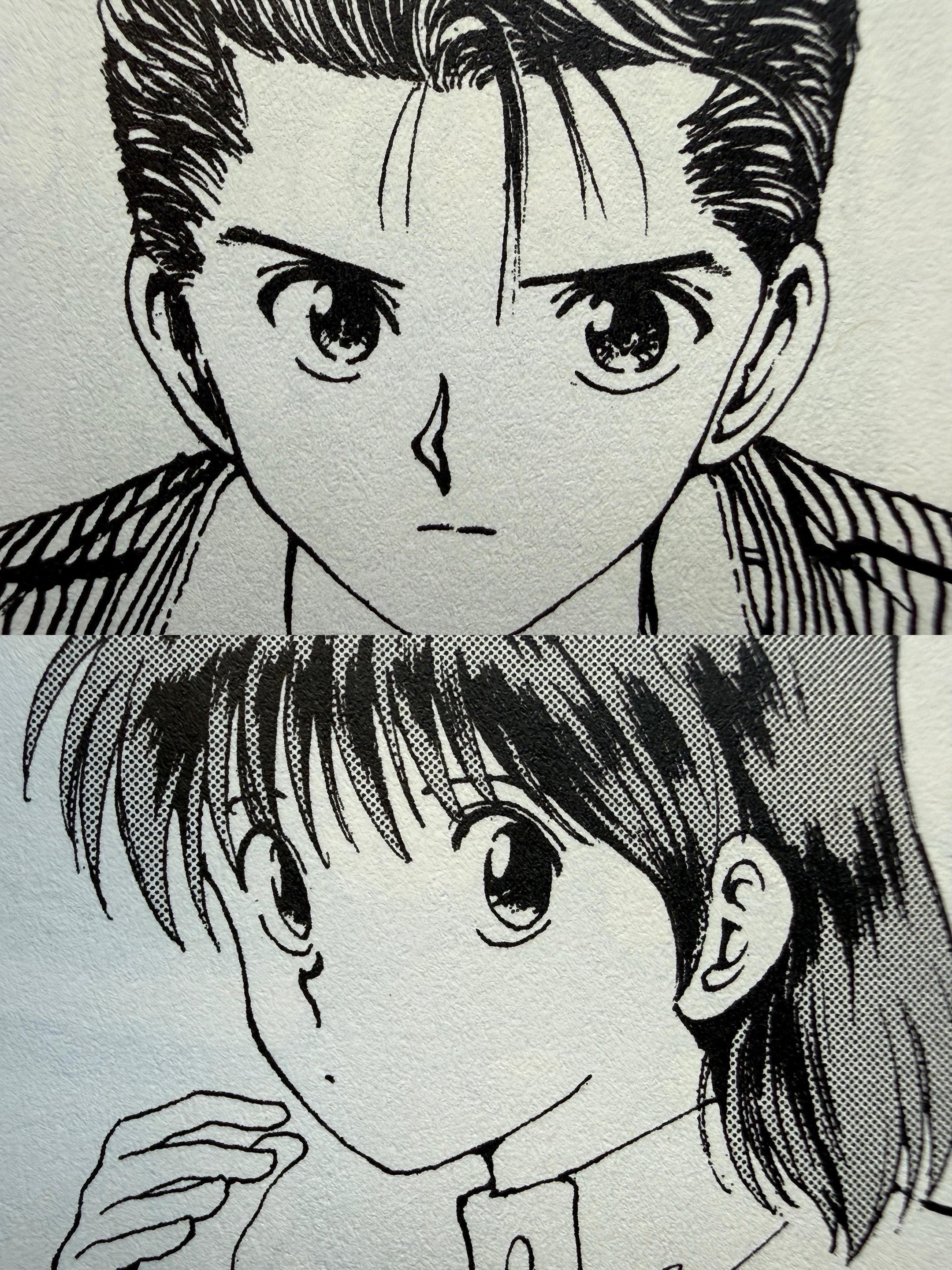 线与表情。富坚义博