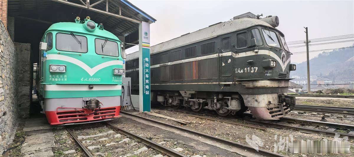 有人一直在问有没有【纯电火车】？有的！东风6588C（DF4-6588C），湖北